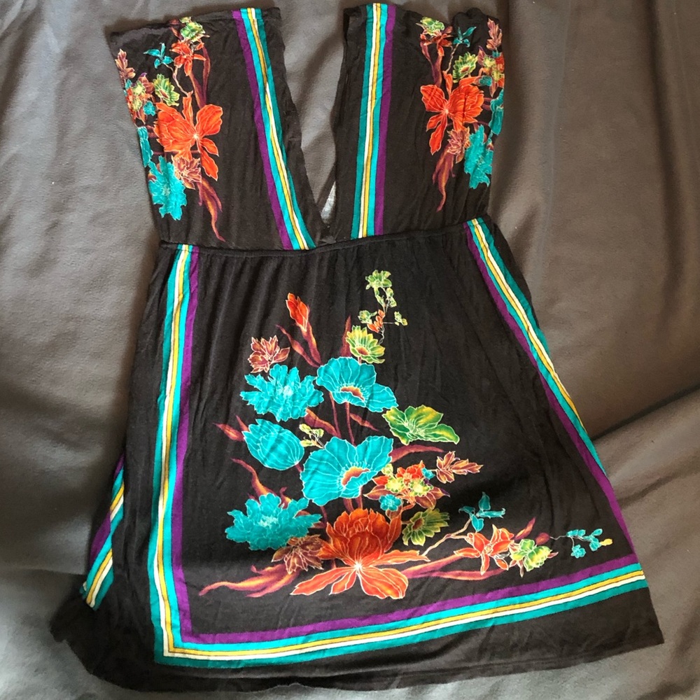 Mini summer dress, bathing suit cover